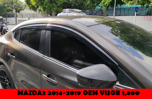 WINDOW VISOR MAZDA3 2014-2019